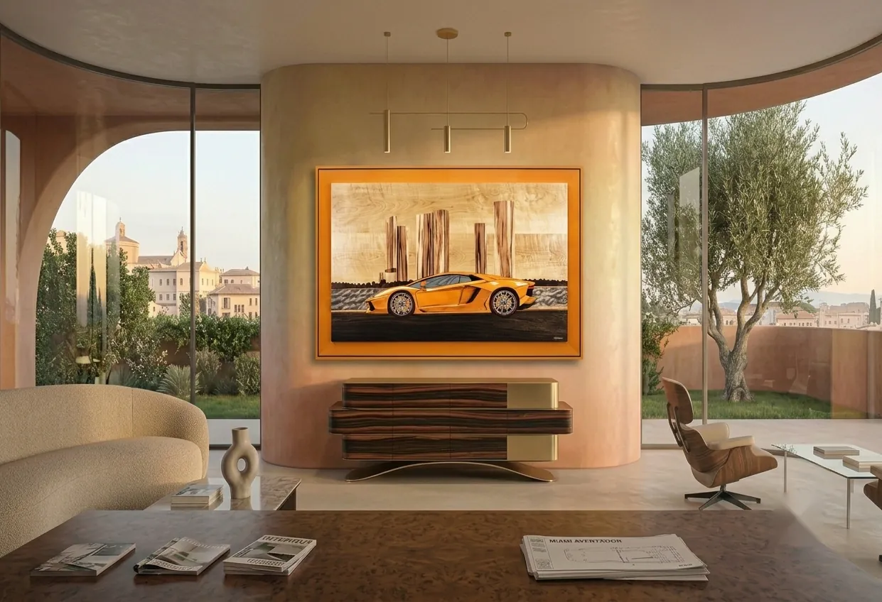 Lamborghini Aventador - mise en situation