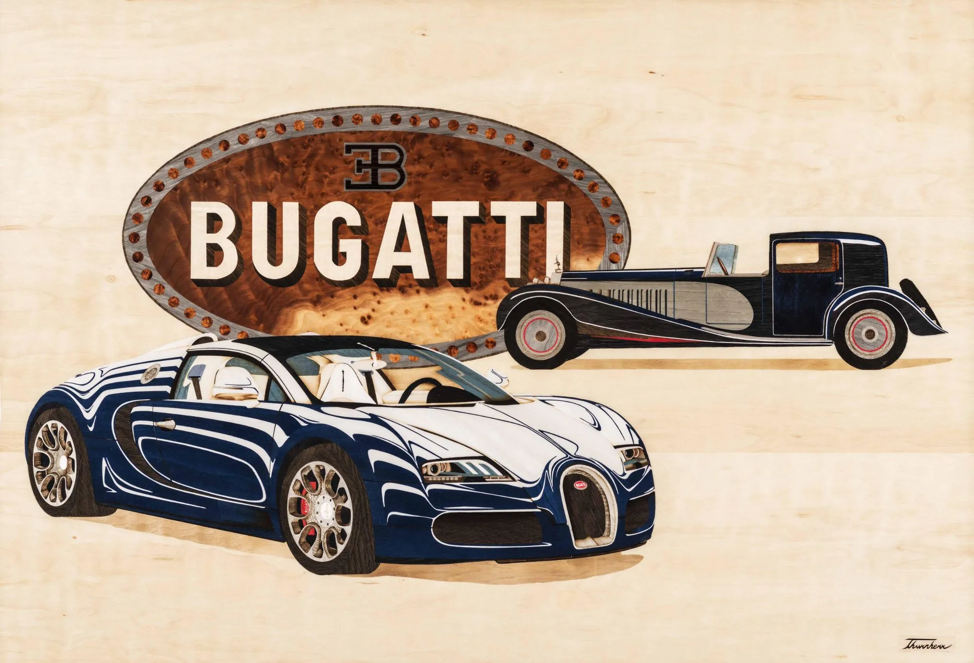 Bugatti Chiron « L'Or Blanc » — vue d'ensemble
