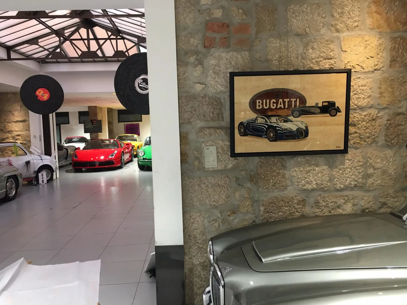 Bugatti Chiron « L'Or Blanc » — détail