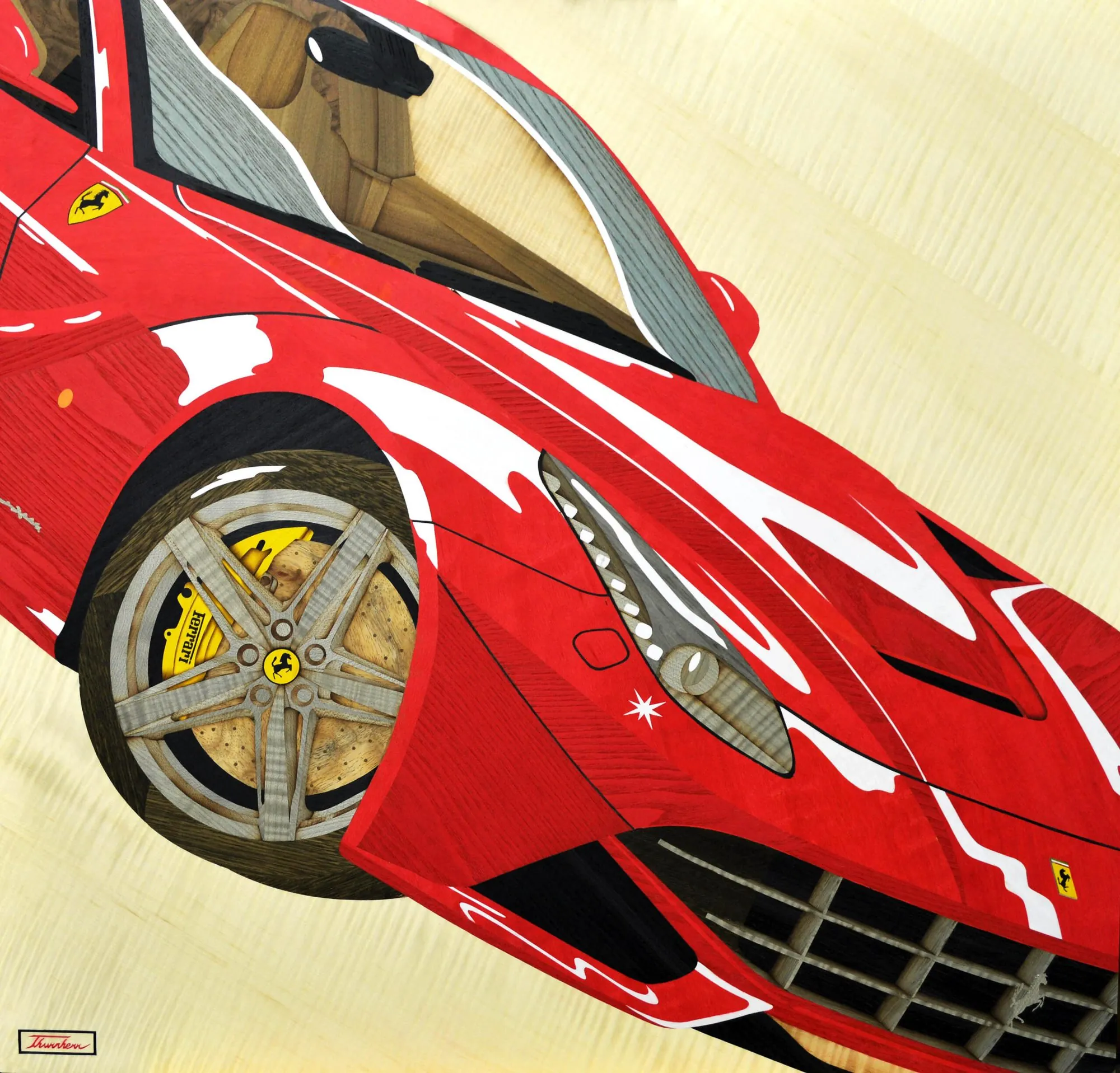 Ferrari F12 Berlinetta — Diptyque, panneau gauche