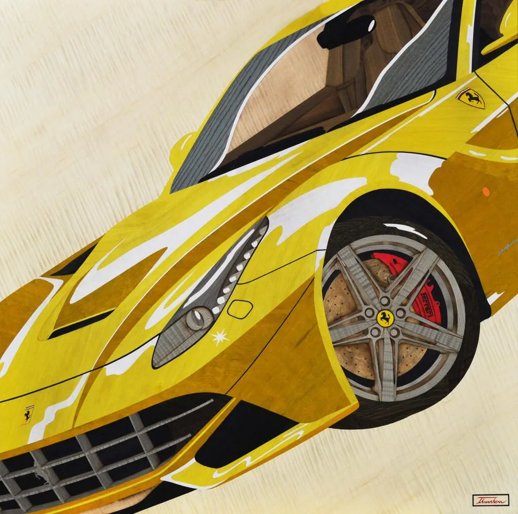 Ferrari F12 Berlinetta — Diptyque, panneau droit
